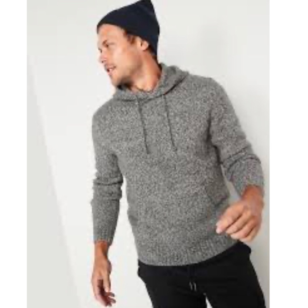 NWT Men’s Old Navy Gray Sweater Hoodie Small